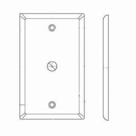LEVITON Telephone/Cable 1 Gang Wallplate 88013